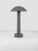 Lampa zewnętrzna do ogrodu stojąca LED czarna wykonana z cementu minimalistyczna nowoczesna niska IP65 Luces Exclusivas